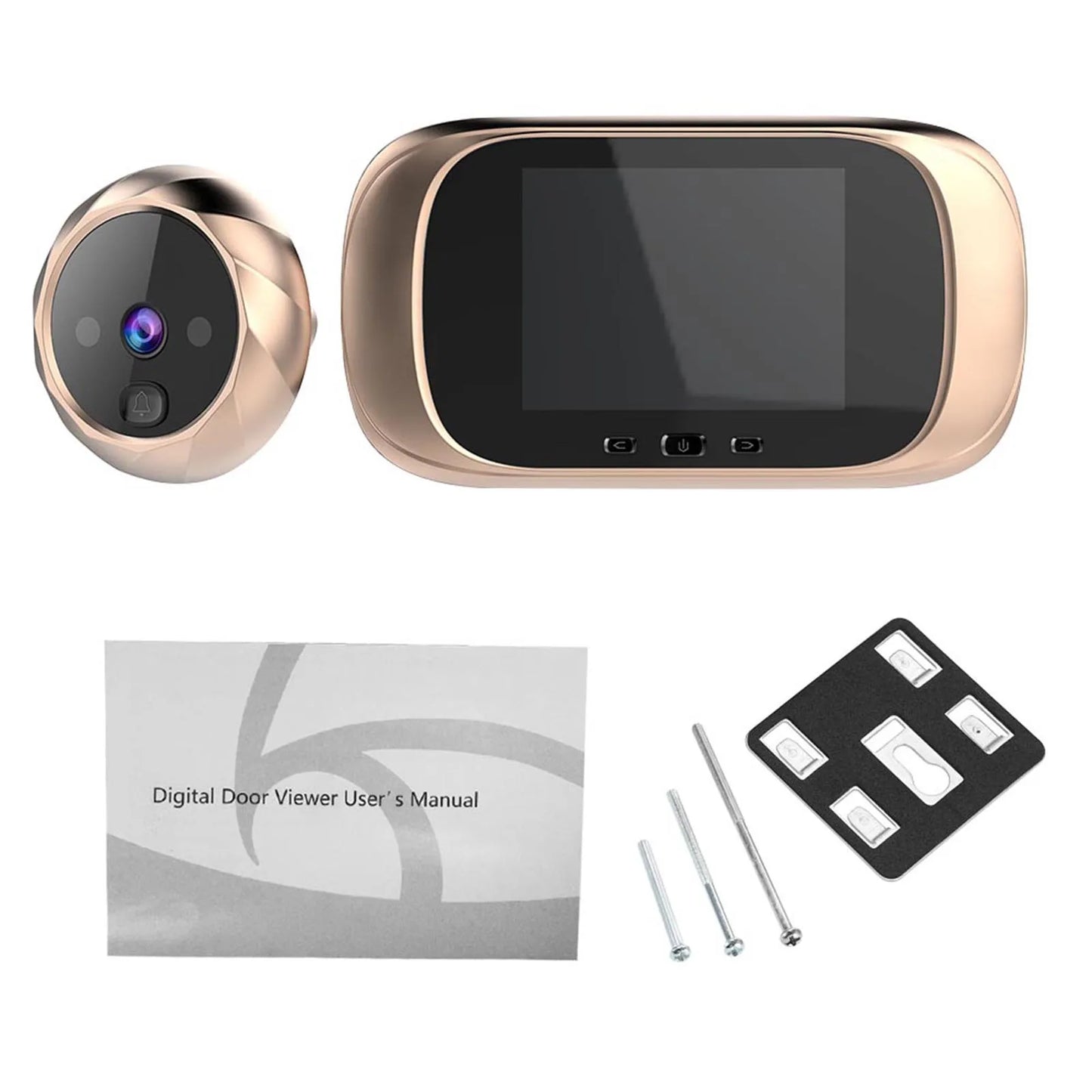 Digital Door Viewer Peephole Camera 2.8 Inch with Night Vision & Photo Capture