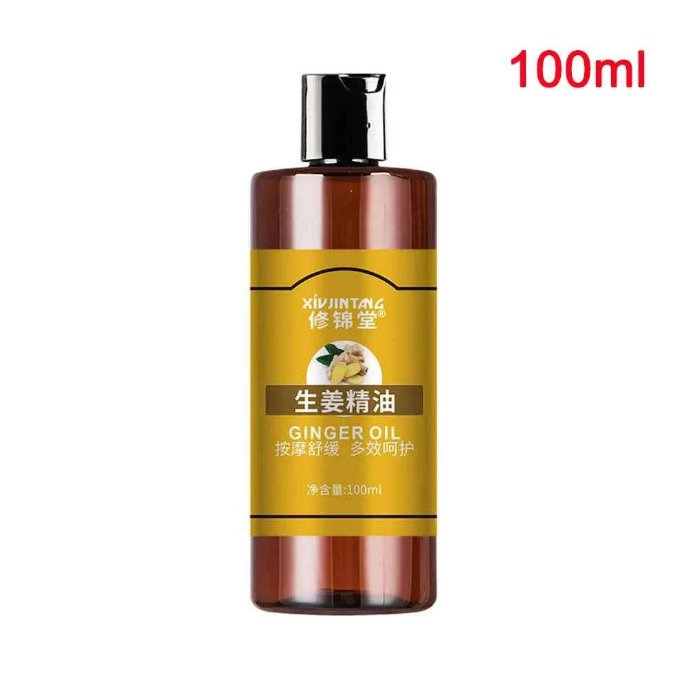 Ginger Essential Oil Massage Moisturizing Hydrating Pure Plant Oil Body Relax Therapy SPA For Body Skin Care Ginger Oil