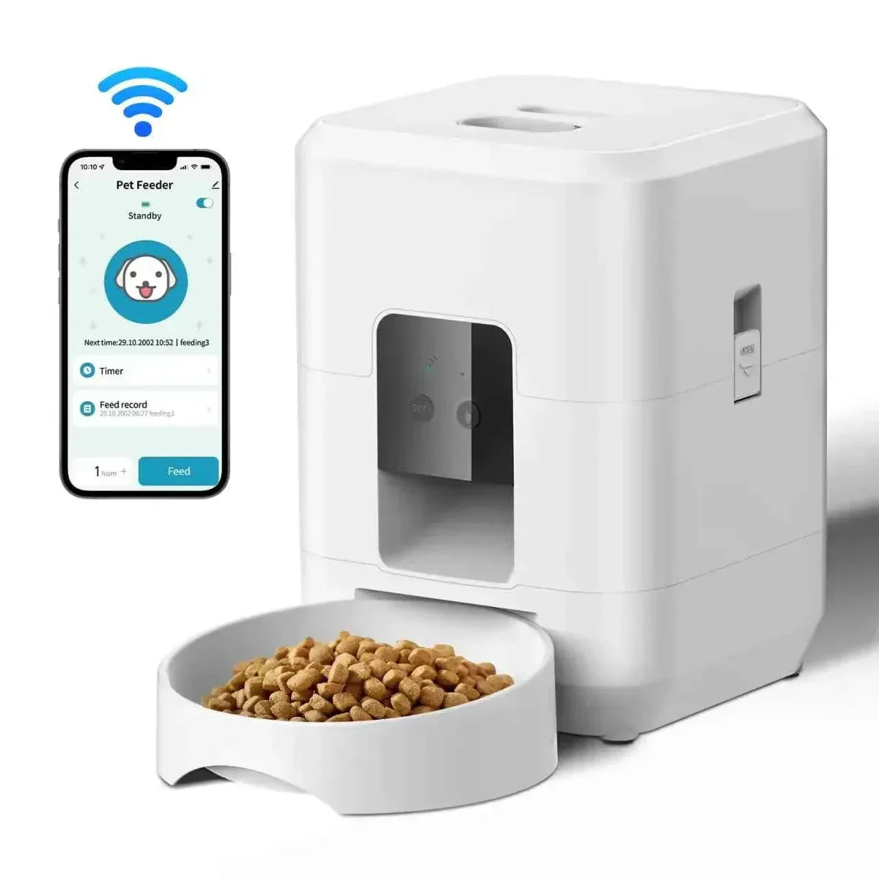 Smart Automatic Pet Feeder - Timed Portion Control for Cats & Dogs - Shello's Creative Boutique