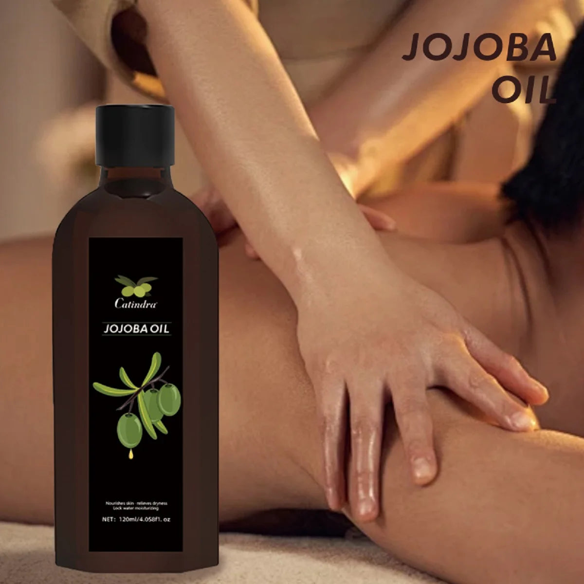 Catindra Jojoba Oil ā 120ml Firm Skin Moisturizing Organic Face & Body Cream - Shello's Creative Boutique