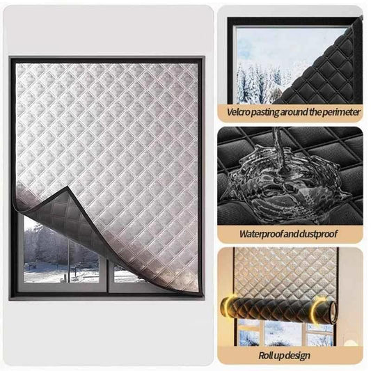 Winter Insulation Curtain - Windproof Thermal Door & Window Film - Shello's Creative Boutique