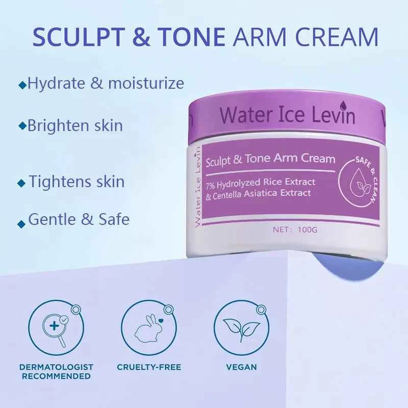 Sculpture and Conditioning Arm Cream 7% Hydrolyzed Rice Extract & Thyme Extract, Care for Skin and Moisturizing Care