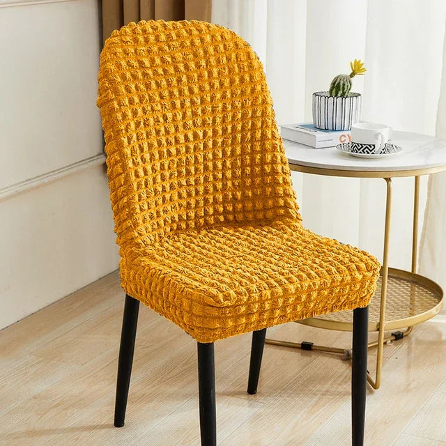 Simple Curved Chair Cover Universal Household Elastic Dining Table Chair Cover All-season Universal - Shello's Creative Boutique