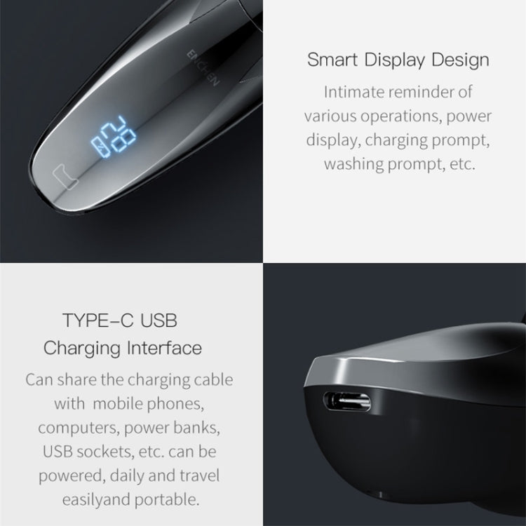 Original Xiaomi Youpin Yingqu Blackstone3 Men Portable Face Care Three Cutter Heads Electric Shaving Razor - Shello's Creative Boutique