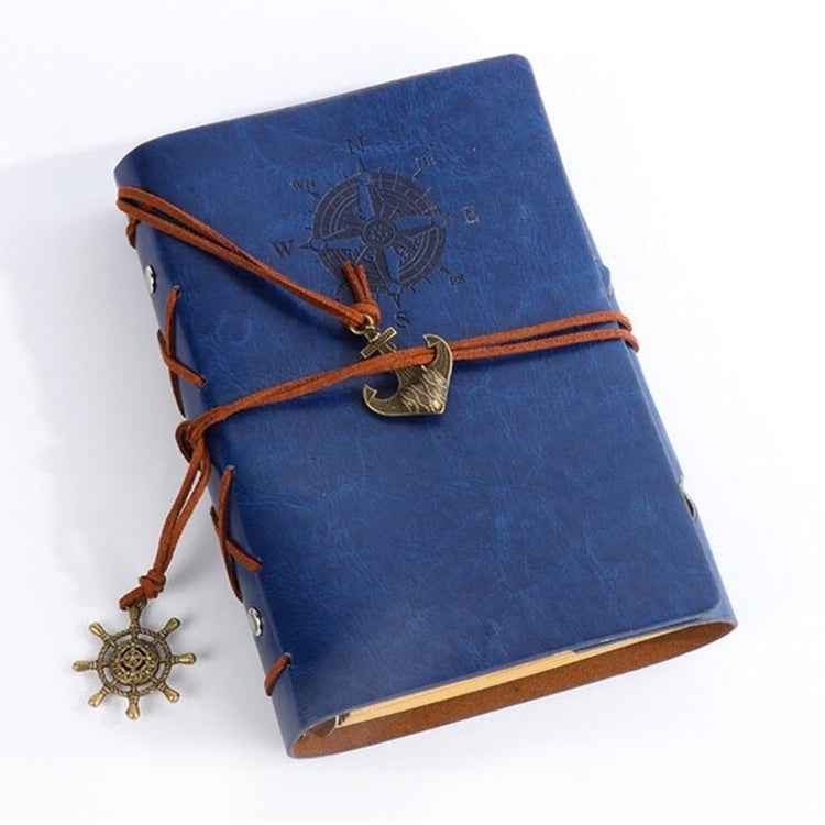 P697 Creative Corsair Anchor Stationery Notepad Office Supplies School Cute Retro Spiral Notebook Diary Book