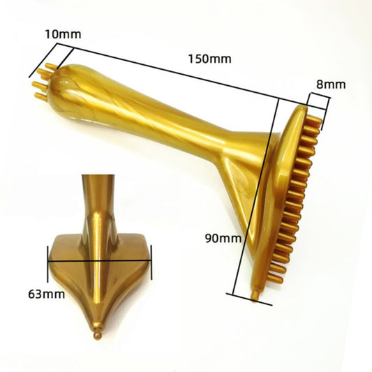 Five Elements Meridian Brush Chest Massager Magnetic Therapy Warm Brush Scraping Tool - Shello's Creative Boutique