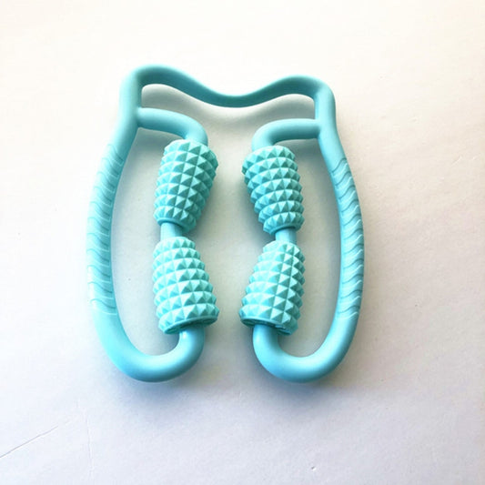 Manual Plastic Steering Wheel Type Leg Roller Massager Random Color Delivery, 4-wheel Ring - Shello's Creative Boutique