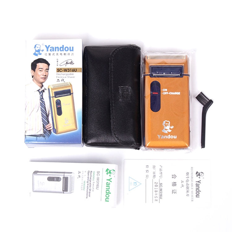 Yandou SC-W316U Electric Shaver Rechargeable Shaver with Sideburns CN Plug SUNSKY