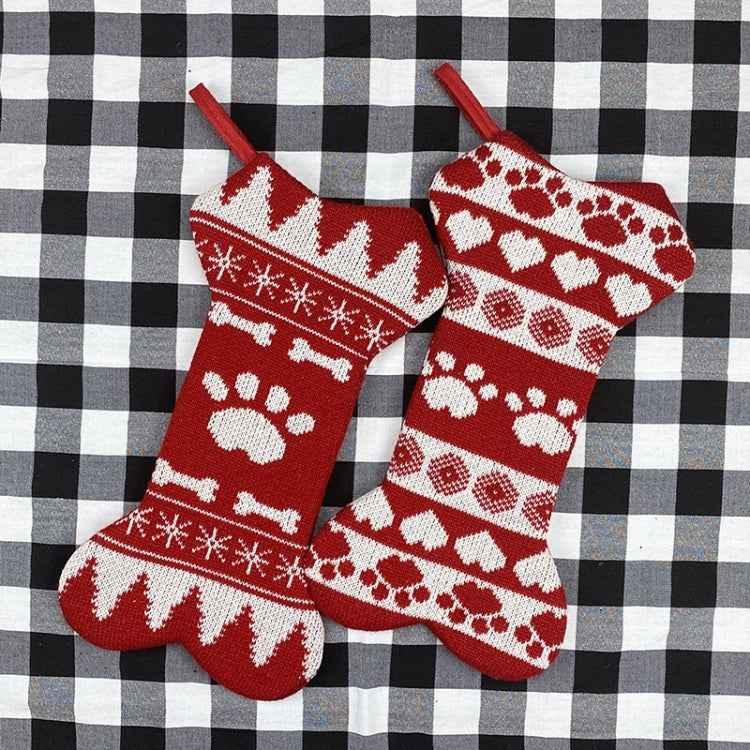 Christmas Decorations Christmas Bone Socks Gift Bag Pendant - Shello's Creative Boutique