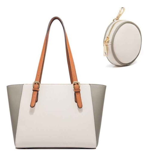 3 in 1 Fashion Simple Lady Diagonal Large Capacity Handbag