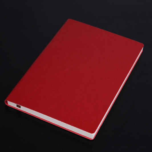 Notebook Student Notepad Diary Book Business Record Book PU Notebook, A5 Plain Weave Blue, A5 Plain Weave Cockscomb Red, A5 Plain Charred Tea Brown, A5 Plain Weave Black, A5 Plain Weave Bitter Tea Red, A5 Plain Weave Nile Blue, A5 Plain Weave Horn Gray... - Shello's Creative Boutique