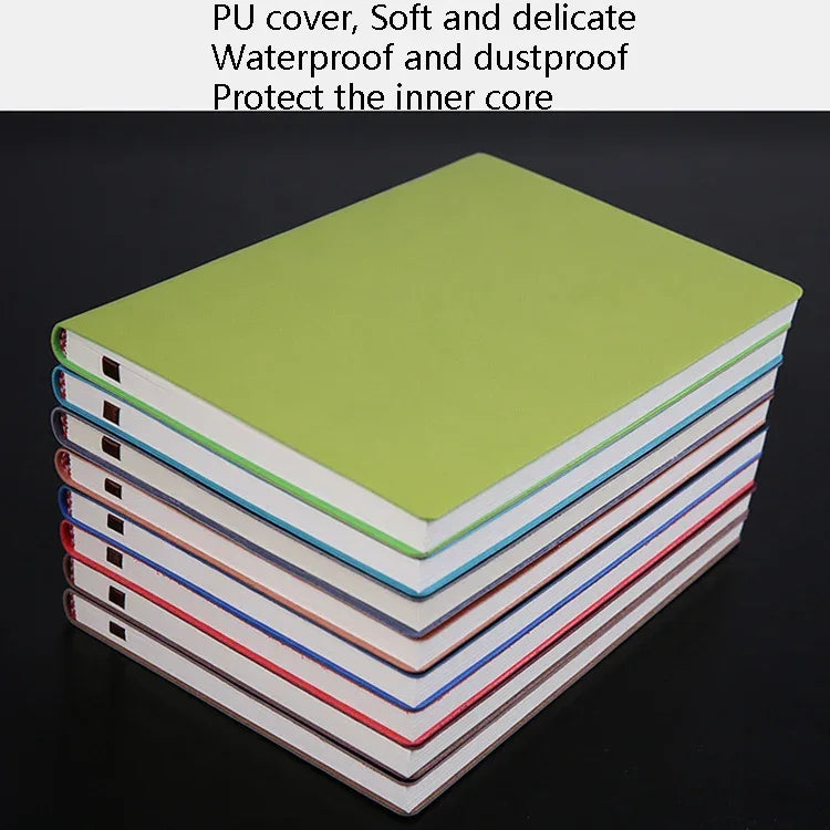Notebook Student Notepad Diary Book Business Record Book PU Notebook - Shello's Creative Boutique