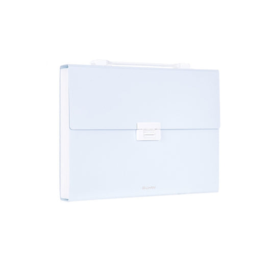 Deli 72410 A4 Layered File Information Bag Office Student File Storage Bag, Green, Light Gray, Light Blue - Shello's Creative Boutique