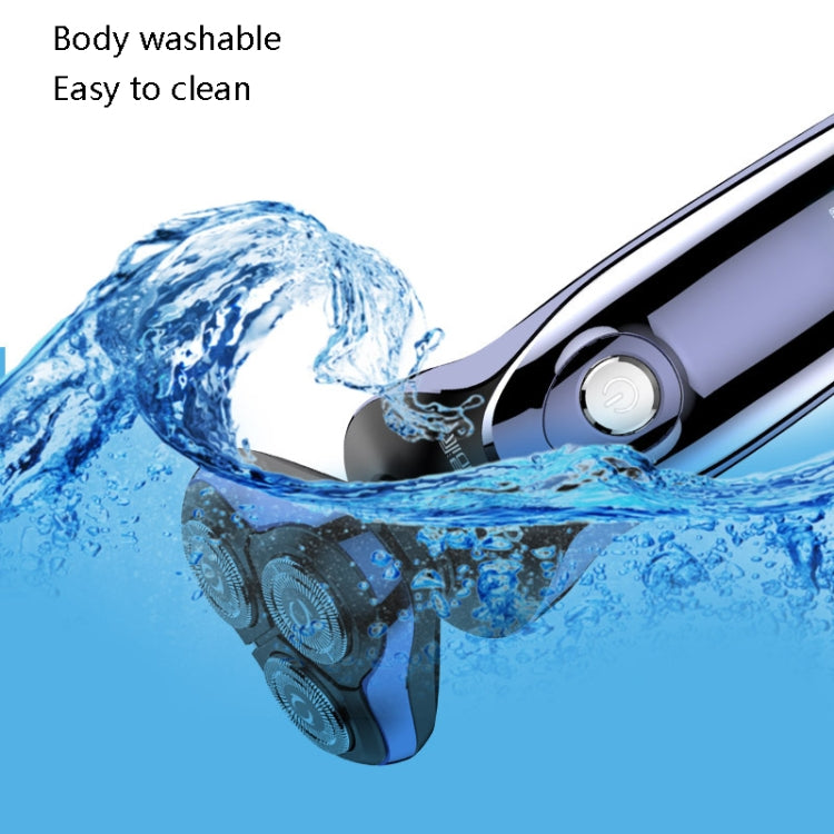 Sportsman SM-530 Electric Men Shaving Knife Multi-Function Base Charging Digital Water Washing Razor, US Plug SUNSKY