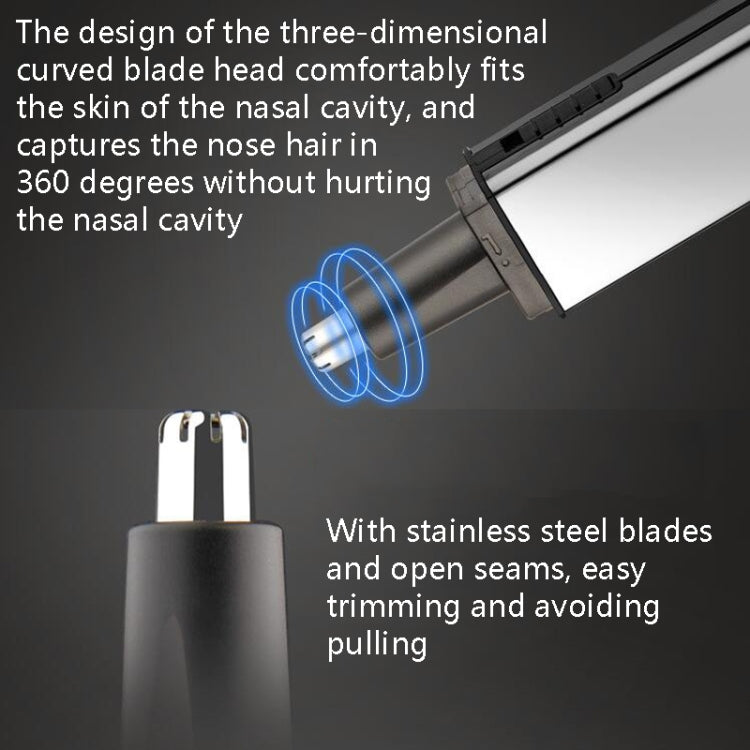 Sportsman SM-416 Electric Mini Shaving Knife Eyebrow Trimming Knife Charging USB Nose Hair Trimmer, Specification:, EU Plug, USB - Shello's Creative Boutique