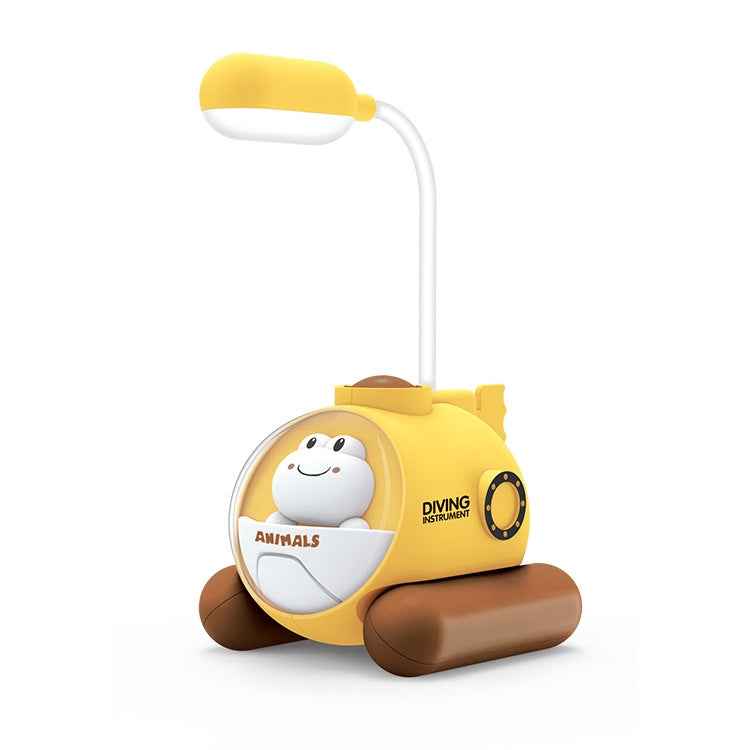 Cartoon Submarine Frog Mini Table Lamp