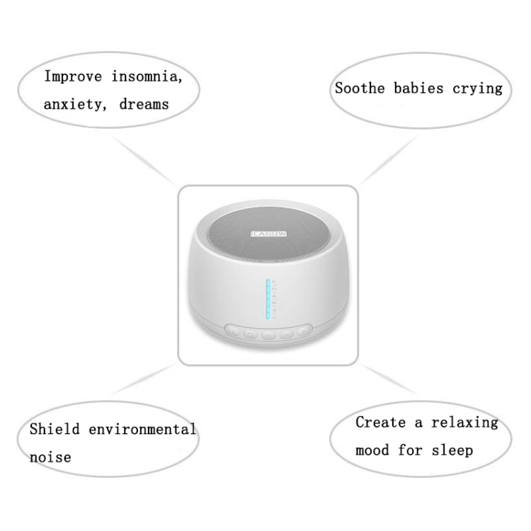 ICANOW USB White Noise Intelligent Sleep Gauge, CS1 - Shello's Creative Boutique