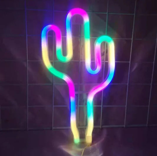 Neon LED Modeling Lamp Decoration Night Light, Power Supply: - Shello's Creative Boutique