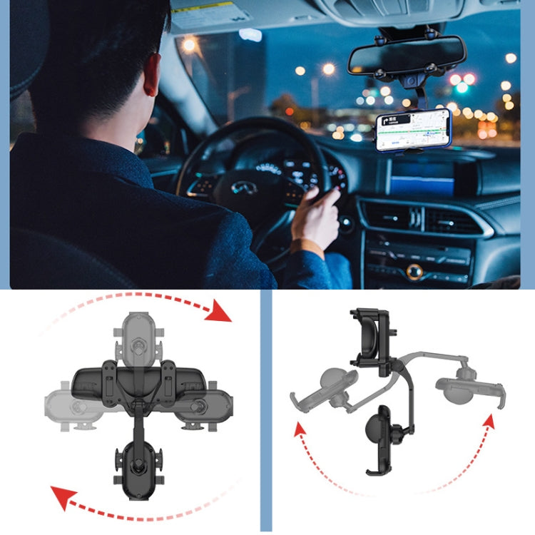 Snap-on Rearview Mirror Car Phone Holder, Mirror Car Phone Holder - Shello's Creative Boutique