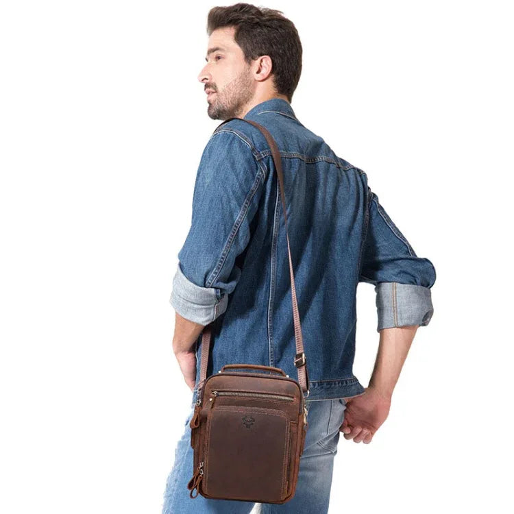 HUMERPAUL MH573 Men Shoulder Bag Leather Messengers Bag - Shello's Creative Boutique