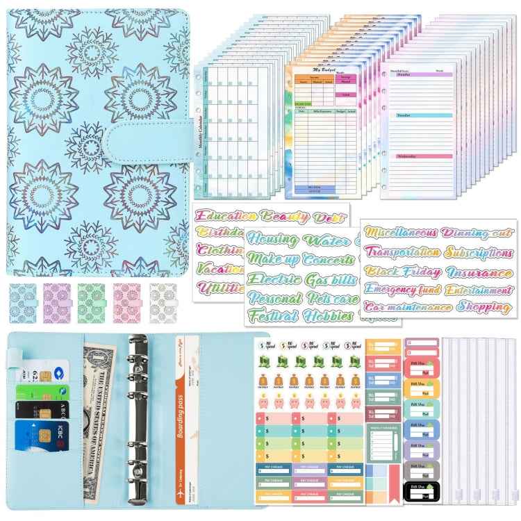 A6 Cash Budget Book Schedule Weekly Plan Monthly Plan Loose-leaf Notepad