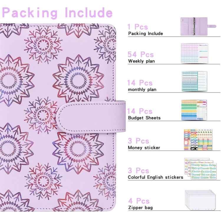 A6 Cash Budget Book Schedule Weekly Plan Monthly Plan Loose-leaf Notepad