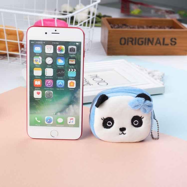 2pcs Children Cartoon Plush Three-dimensional Key Coin Purse - Shello's Creative Boutique