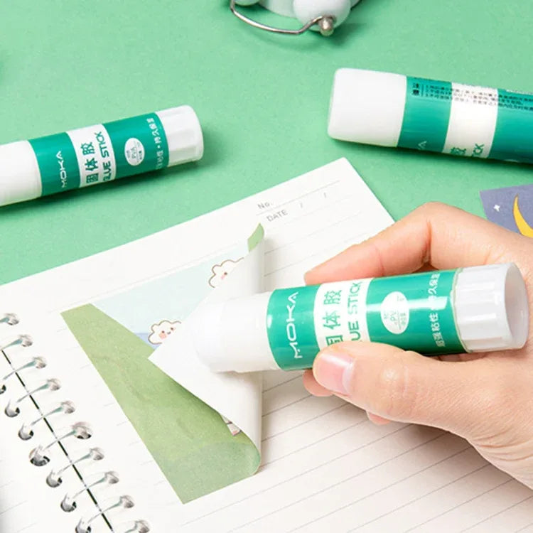 12pcs 15g MOKA Solid Glue Student Stationery Children Handmade Solid Glue Stick - Shello's Creative Boutique
