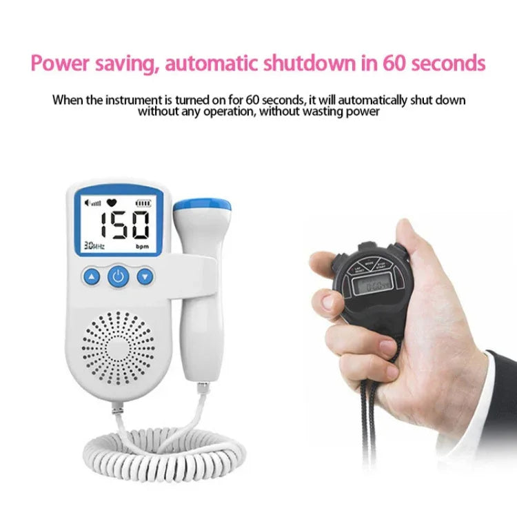 B3 Home Doppler Ultrasound Handheld Fetal Heart Pregnant Women Fetal Heart Monitor - Shello's Creative Boutique
