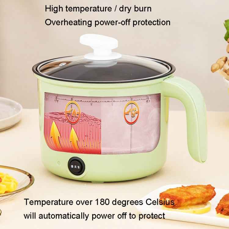 18cm Fast / Slow Gear+Non-stick Pot+Stainless Steel Steaming Grid Multifunctional Mini Electric Cooker