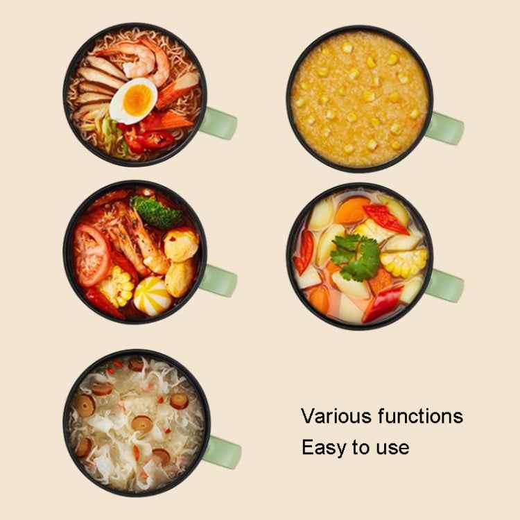 18cm Fast / Slow Gear+Non-stick Pot+Stainless Steel Steaming Grid Multifunctional Mini Electric Cooker