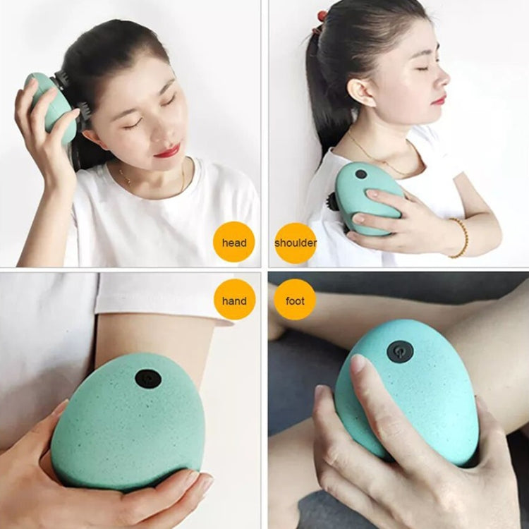 Mini Electric Head Massage, Mini White, Mini Blue, Mini Silver - Shello's Creative Boutique