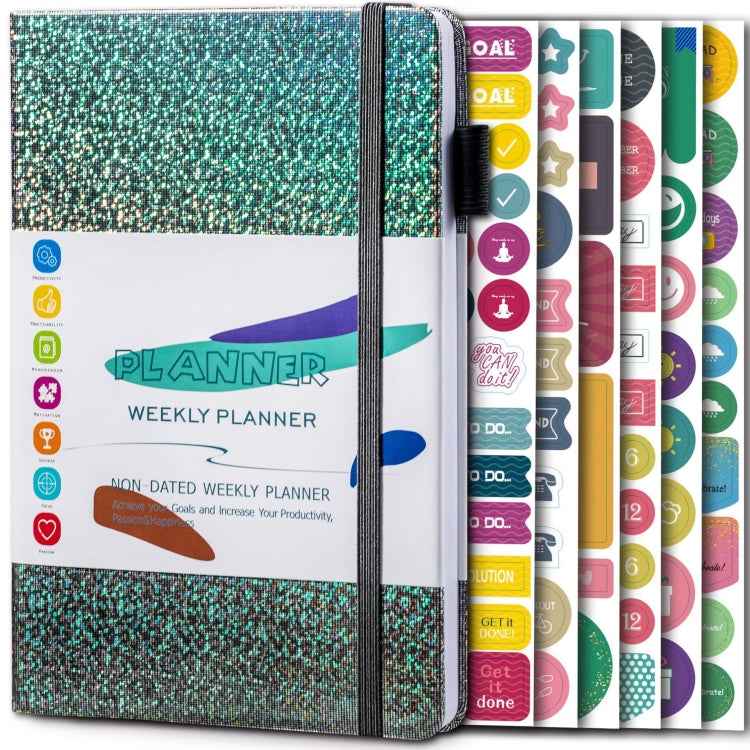 A5 Starry Sky Undated Planner Journal Financial Notebook