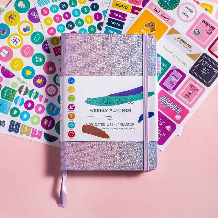 A5 Starry Sky Undated Planner Journal Financial Notebook