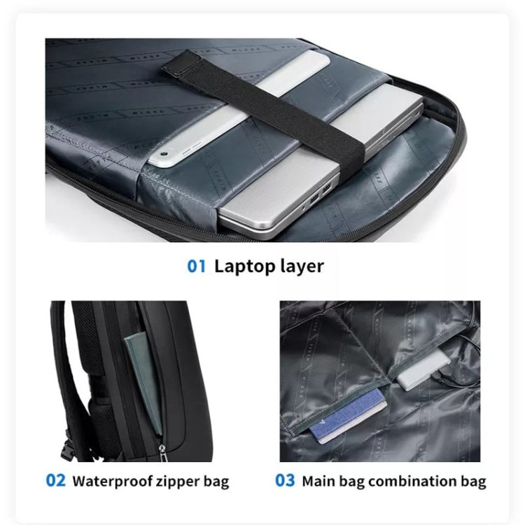 Business Large Capacity Travel Bag Multifunctional Waterproof Laptop Backpack With USB Port - Shello's Creative Boutique