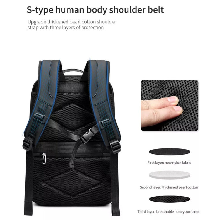 Business Large Capacity Travel Bag Multifunctional Waterproof Laptop Backpack With USB Port - Shello's Creative Boutique