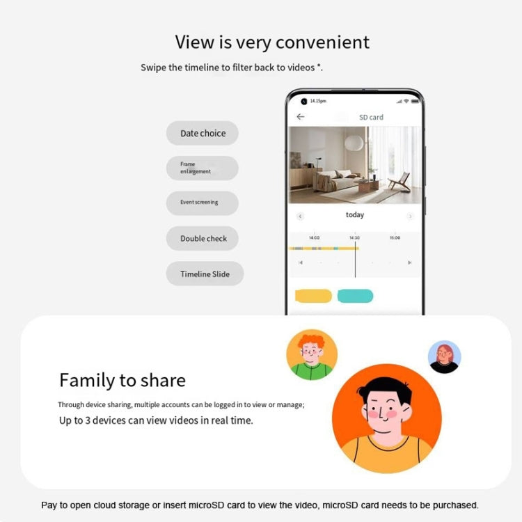 Original Xiaomi Mijia Smart Camera 3 PTZ Version 3K AI Detection Baby Monitor 5MP 360 Degree View Webcam Day & Night Work Infrared Night Vision, With US Plug Adapter, 3 PTZ Version SUNSKY