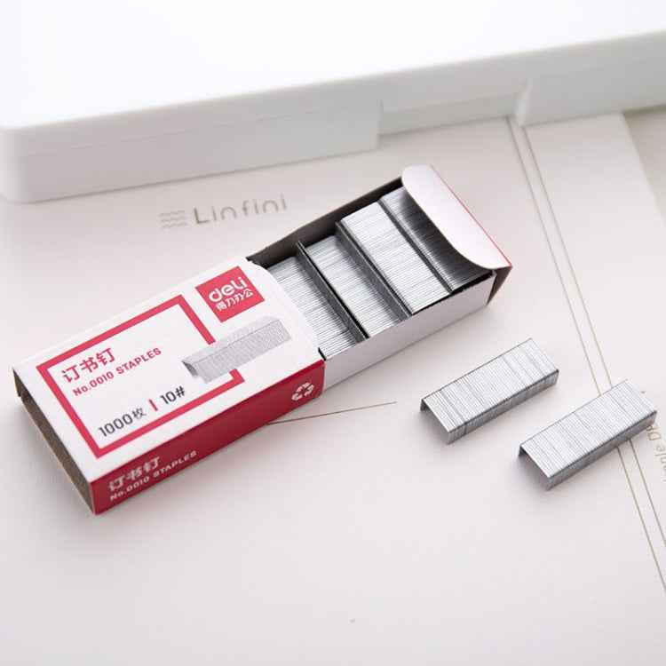 Deli 0010 10 1000pcs/box Portable Booking Machine Staples