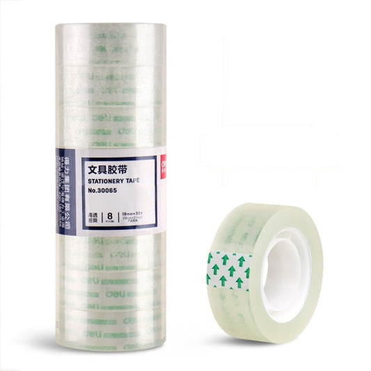 Deli Transparent Tape - High Viscosity Office & Student Stationery Tape