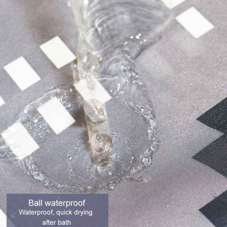 Simple Waterproof Shower Curtain Thickened Polyester Bathroom Shower Curtain Cloth