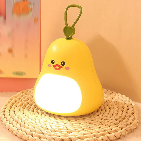Cartoon LED Portable Night Light USB Rechargeable Plug-in Bedroom Bedside Lamp - Shello's Creative Boutique