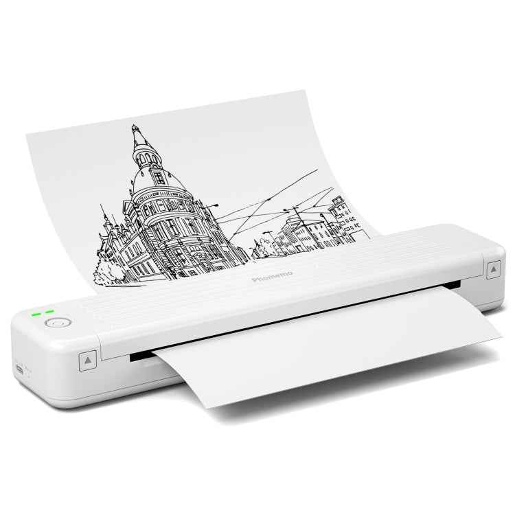 Phomemo P831 Bluetooth Portable Thermal Transfer Printer Support A4 / Letter / A5 / B5 Plain Paper Printing