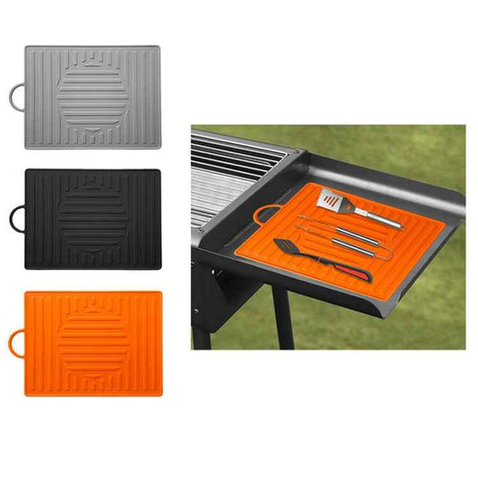 For Blackstone Oven Silicone Side Shelf Mat Grill Pad with Handle