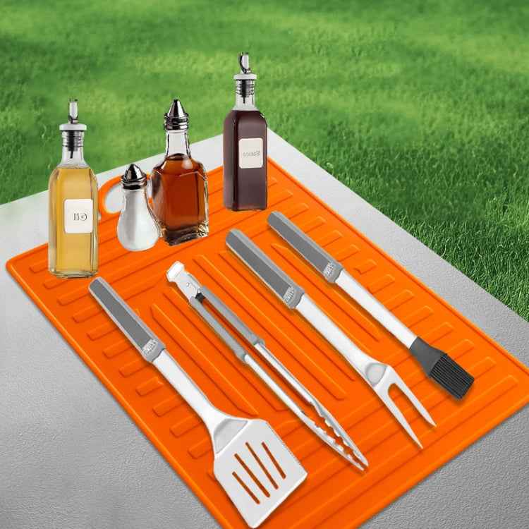 For Blackstone Oven Silicone Side Shelf Mat Grill Pad with Handle