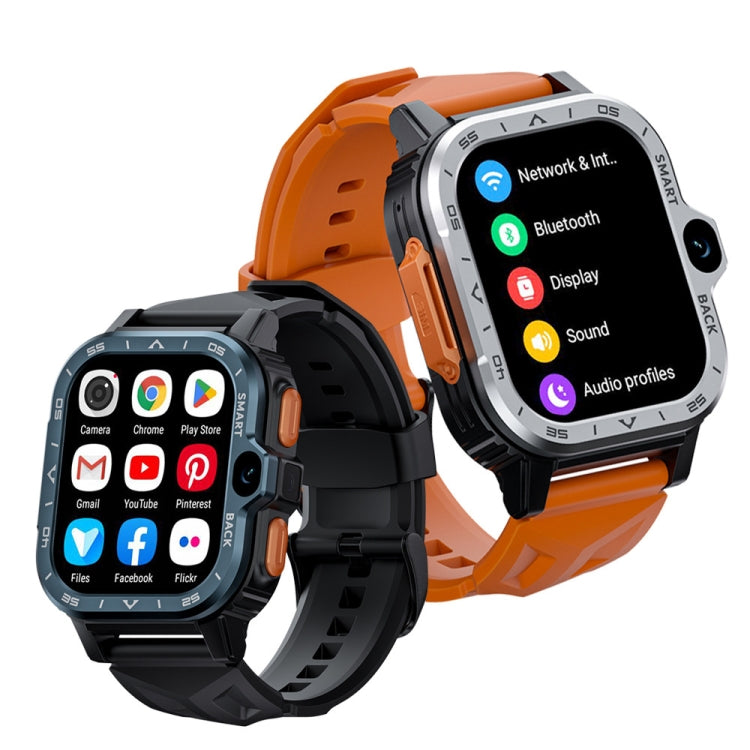 LOKMAT APPLLP 4 MAX 2.02-inch Android 8.1 Full Network Wifi Card Bluetooth Smart Watch, 2G+16G(Navy Blue), 2G+16G(Silver) - Shello's Creative Boutique
