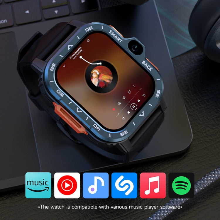 LOKMAT APPLLP 4 MAX 2.02-inch Android 8.1 Full Network Wifi Card Bluetooth Smart Watch, 2G+16G(Navy Blue), 2G+16G(Silver) - Shello's Creative Boutique