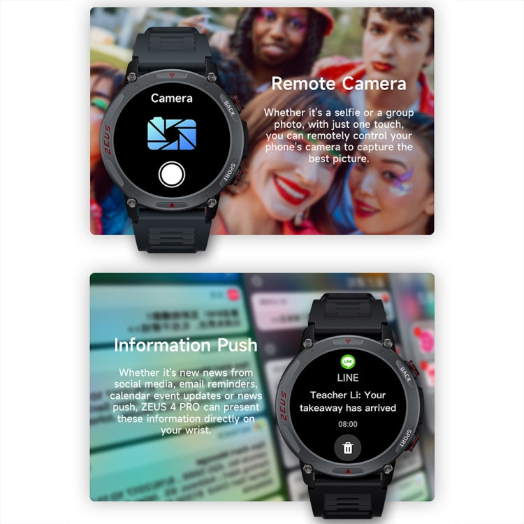LOKMAT ZEUS4 PRO 1.43-Inch IP68 Waterproof Health Monitoring Bluetooth Call Smart Watch - Shello's Creative Boutique