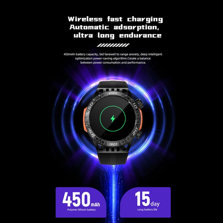 LOKMAT ZEUS6 PRO 1.46-Inch IP68 Waterproof SOS Flashlight Bluetooth Smart Watch - Shello's Creative Boutique