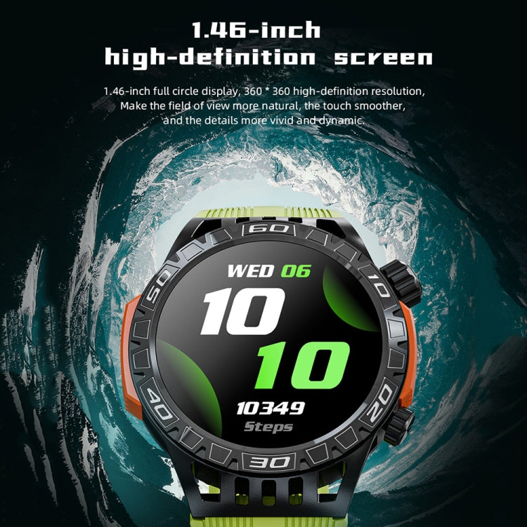 LOKMAT ZEUS6 PRO 1.46-Inch IP68 Waterproof SOS Flashlight Bluetooth Smart Watch - Shello's Creative Boutique