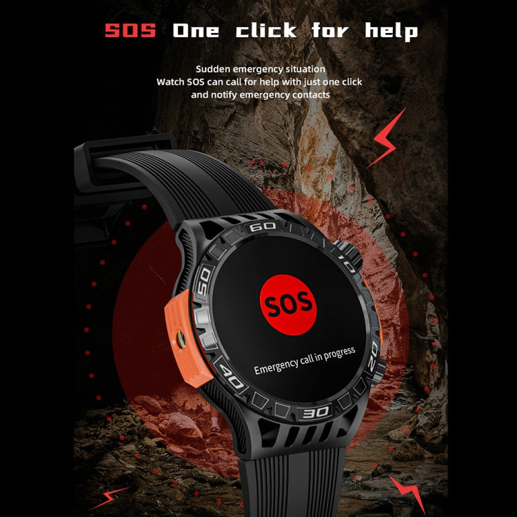 LOKMAT ZEUS6 PRO 1.46-Inch IP68 Waterproof SOS Flashlight Bluetooth Smart Watch - Shello's Creative Boutique